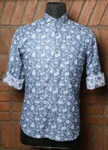 Blue Printed Shirt